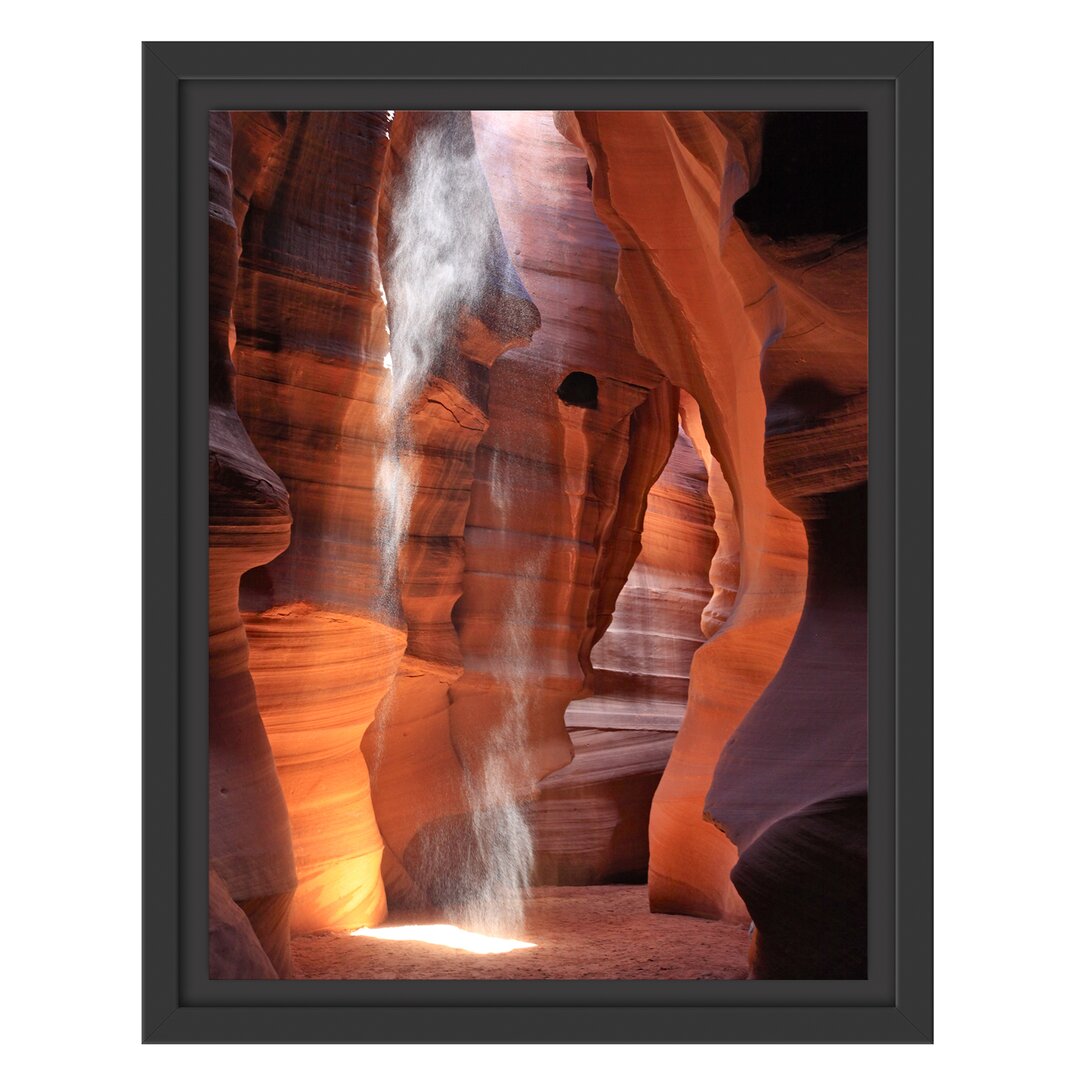 Sand Antelope Canyon Gerahmter Fotokunstdruck Poster