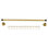 Tringle à rideau de douche réglable de 36 à 60 pouces avec anneaux Kingston Brass Edenscape
