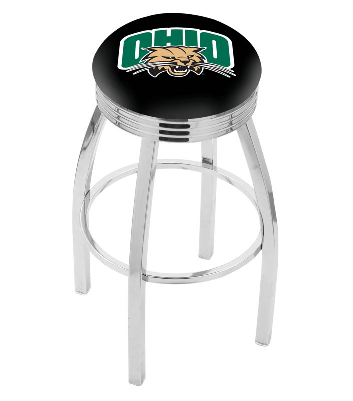 Tabouret de bar pivotant de 25 po NCAA, Université de l'Ohio