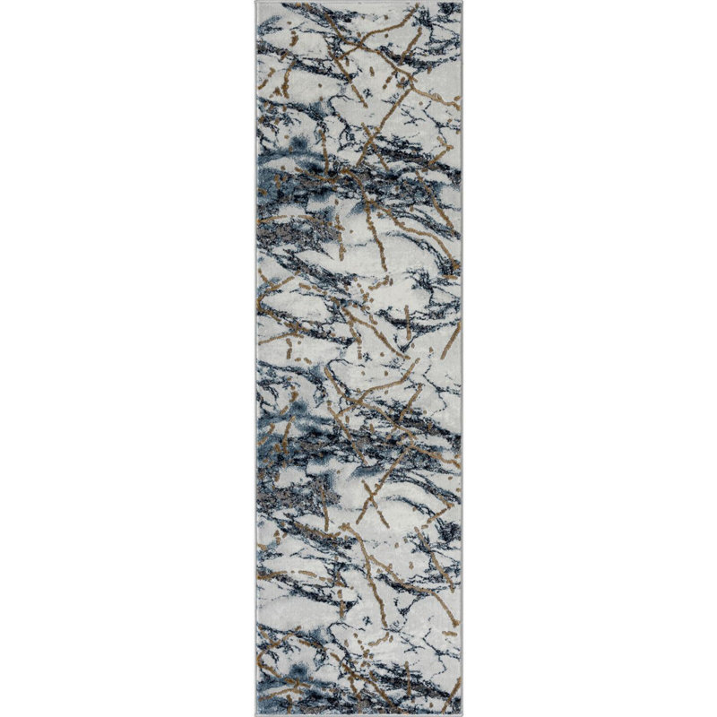 Madilin Abstract Indoor Rug, Runner 2' x 7'