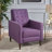 Button Tufted Upholstered Manual Push-Back Recliner -1831055569