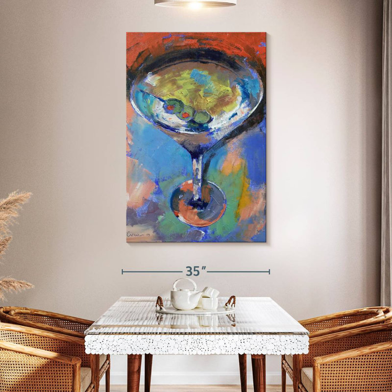 Yarlin Bar Martini, 51" H x 34" W