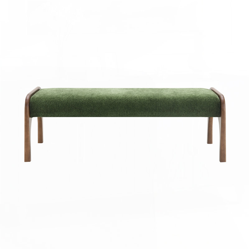 Banc long rembourré 50,25 po, Vert