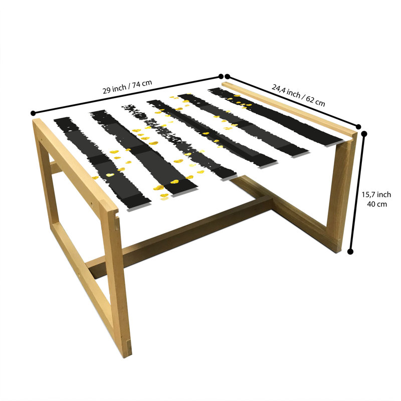 Jacklon Sled Coffee Table, 40cm H x 74cm W x 62cm D
