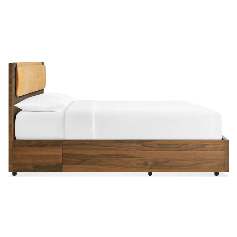Homecoming Outdoor Bed, King, Camel Genuine Leather