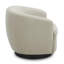 Fauteuil demi-tonneau pivotant rembourré Marcy-101378030