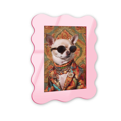 Cadre mural en acrylique Pup of Glam III par NOTORIART