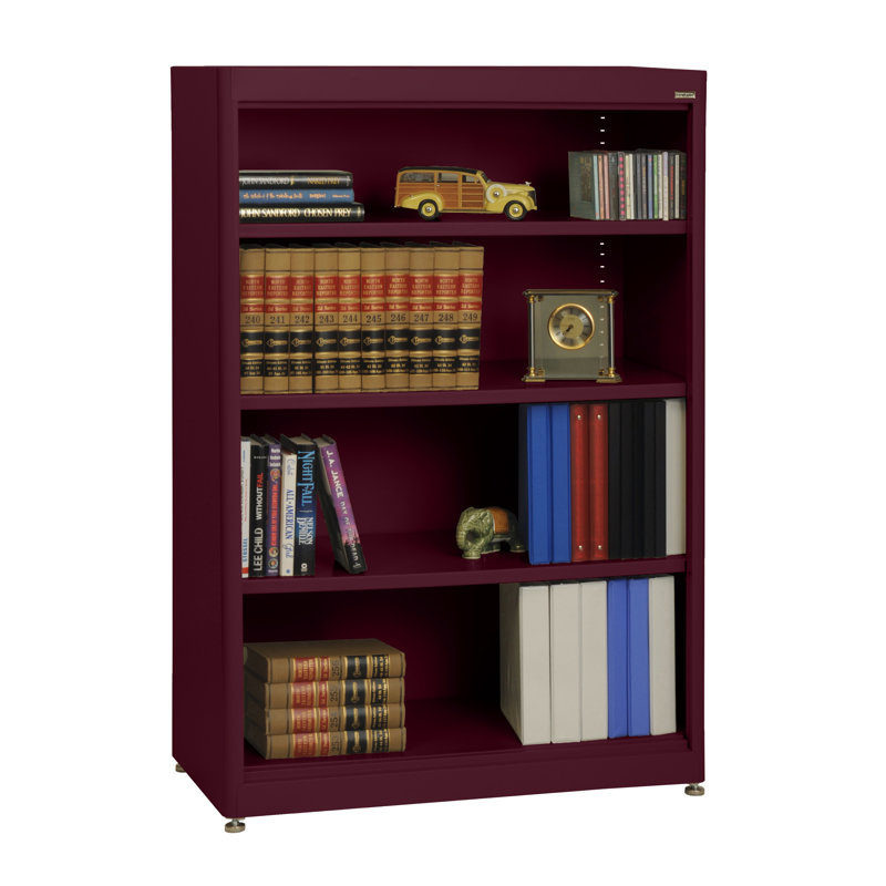 Elite Radius Edge Bookcase, Burgundy