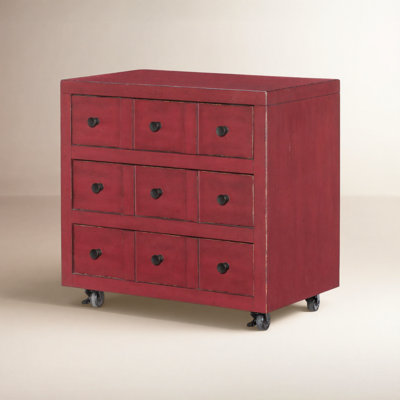 Country Living 3-Drawer Nightstand