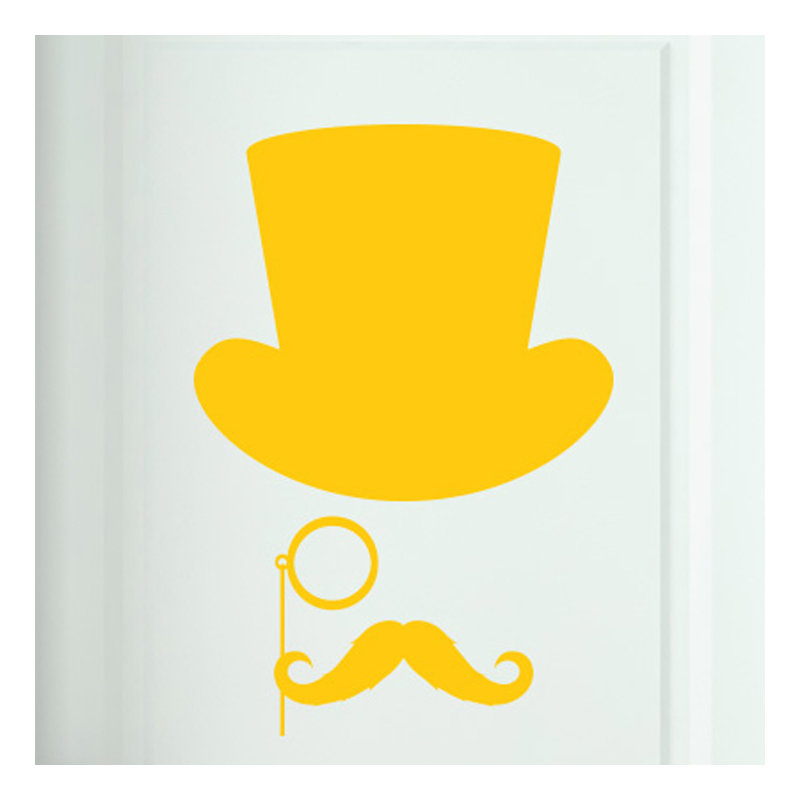 Wall Decal, Dark Yellow