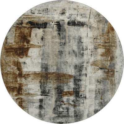 Premium Machine Washable Pinkston AMF1982 Abstract Rug