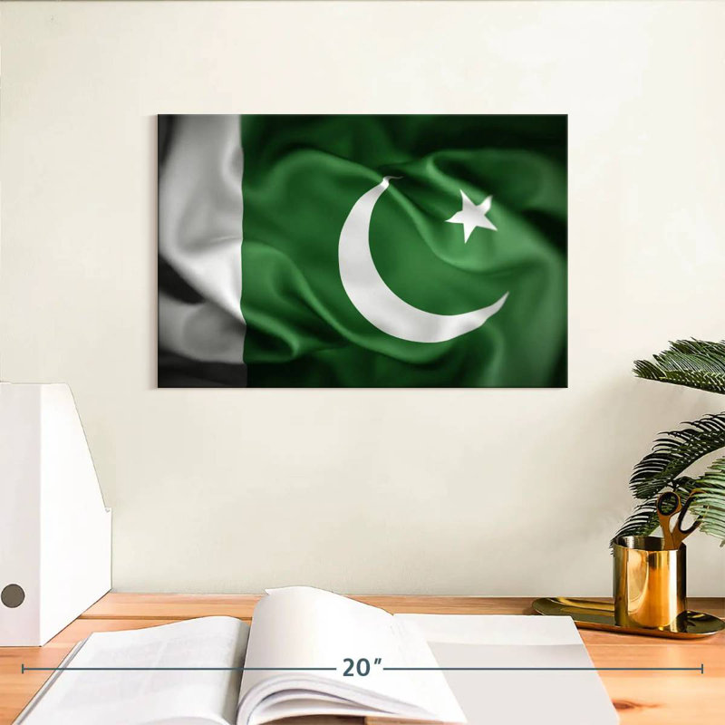 Drapeau du Pakistan, H 8 po x l 12 po