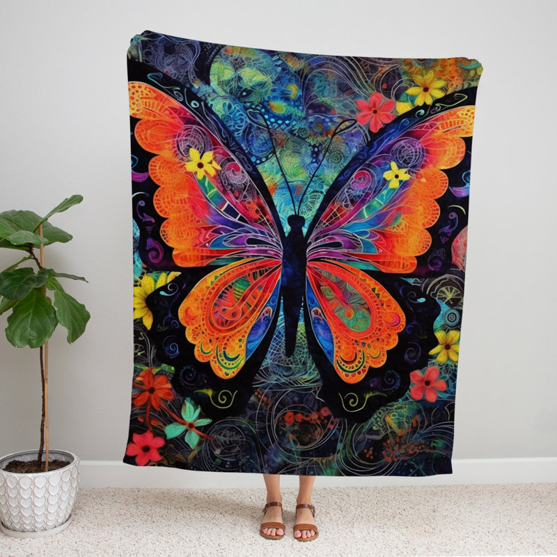 Throw Blanket, 51" W x 60" L
