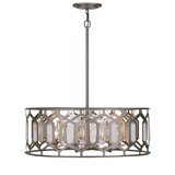Hexly 6 - Light Steel Chandelier by Minka Lavery