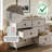 Aleana 46.2" W Solid Wood Tapered Legs 6-Drawer Double Dresser-1199378573