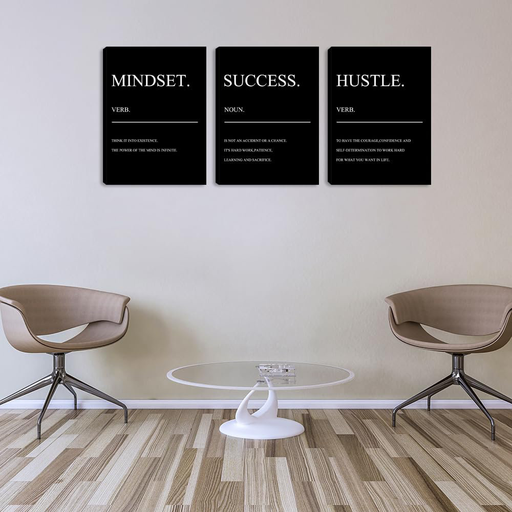 Trinx Inspirational Posters Motivational Wall Decor Canvas Wall Art ...