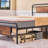 Metal Bed With Headboard Footboard No Box Spring Needed Under Bed Storage-939393436