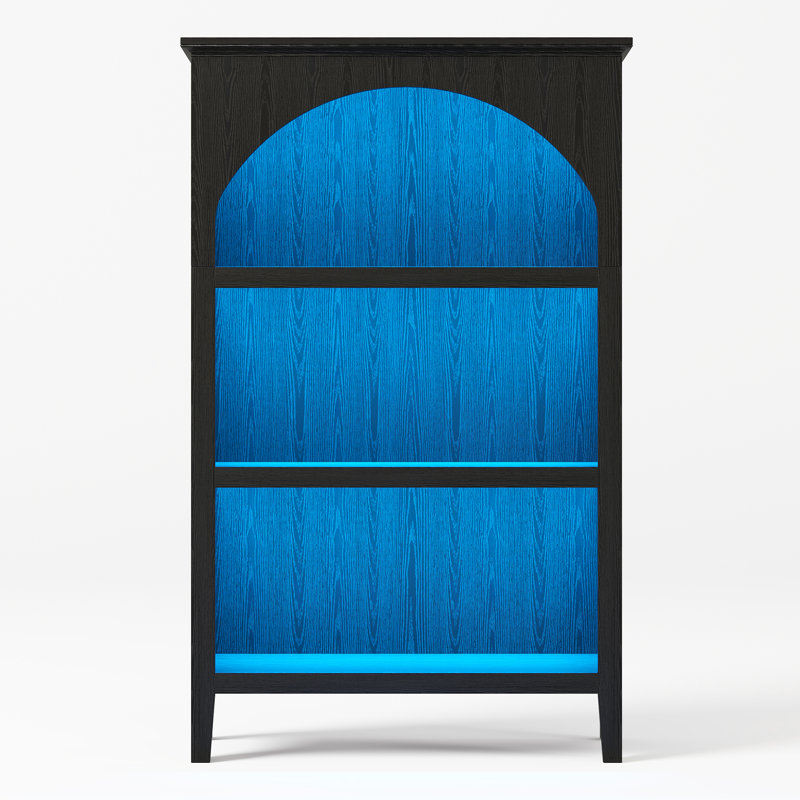 120.6cm H x 75cm W Bookcase, Black
