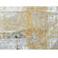 Hand Knotted Abstract Area Rug in Charcoal/Gold/Ivory-945524483