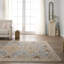 Tapis bleu / brun fait à la main Murphie-1302023844