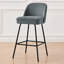 2 - Person Modern Dining Set 120cm Long Bar Table With Linen Bar Stool-519437410-512605589