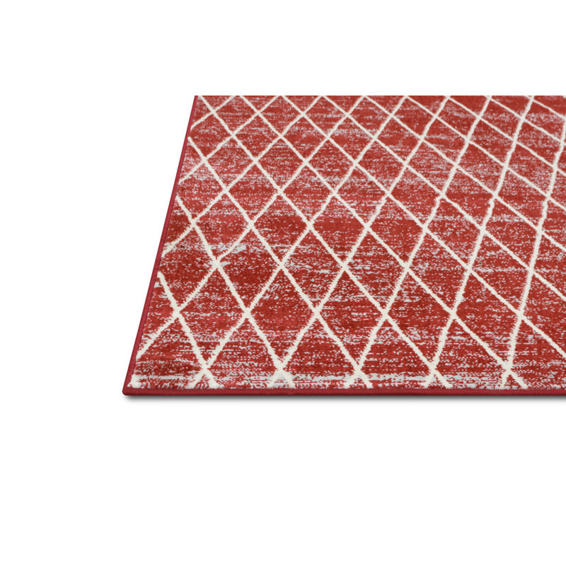 Geometric Indoor Rug, Rectangle 5' x 7'