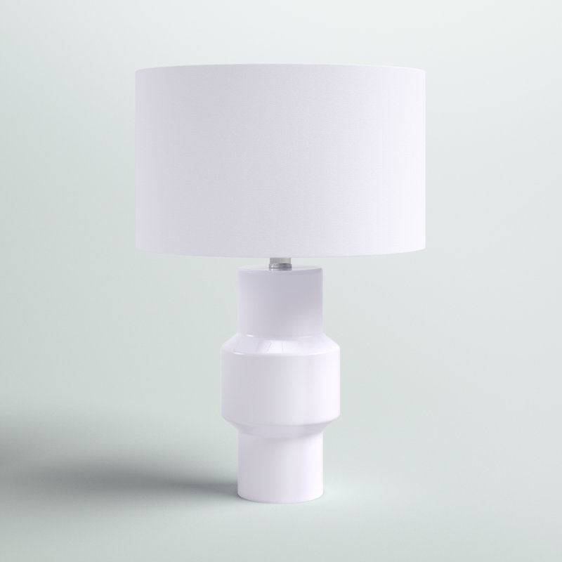 Lampe de table blanche 20,5 "Pridmore