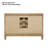 Solana 47.2" Single Bathroom Vanity Base Only in Weathered Fir