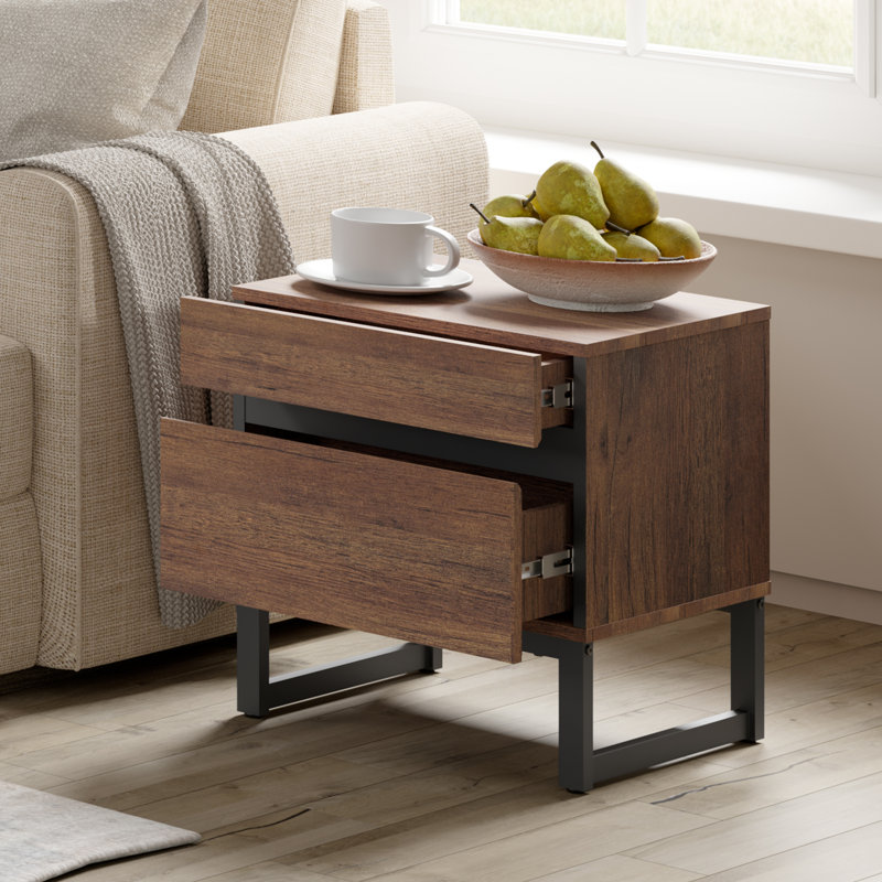Ensemble de rangement moderne 3 pièces Nellie, Marron