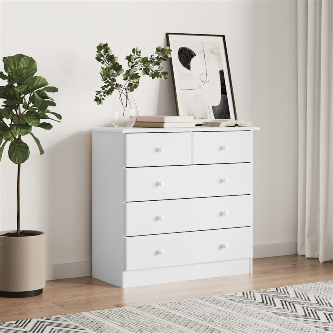 Chest Of Drawers Solid Wood Pine