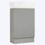 Ensemble de meuble-lavabo simple 18,6 "avec lavabo en céramique, ensemble de meuble-lavabo moderne avec tablette à deux niveaux-305783880