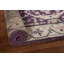 Tapis indien mauve Oushak 3 x 8