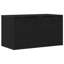 Boîte de rangement vidaXL chêne noir 33,07 x 16,54 x 18,11 po en bois d'ingénierie-1557901681-1557901683