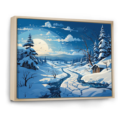 «Winter A Beautiful Vector» sur impression sur toile