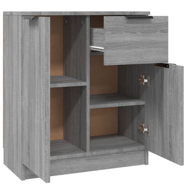 Jordano 2 - Door Rectangle Accent Cabinet, Grey Sonoma