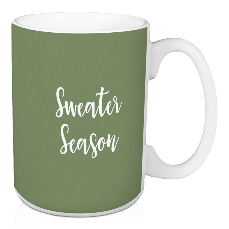 Nagle Ceramic Coffee Mug, Green