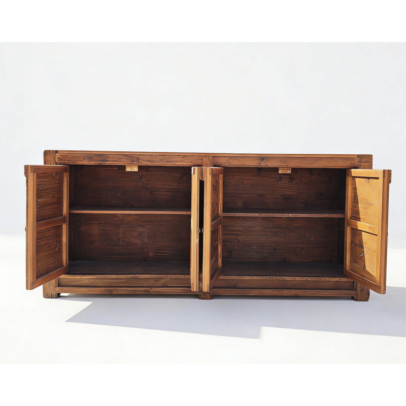 17th Century Double-Door Pine Sideboard