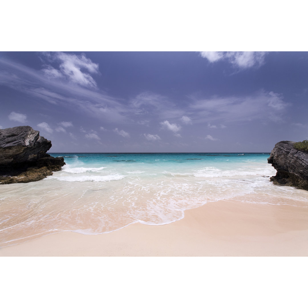 Deserted Pink And Beach von Zxvisual - Leinwandbild