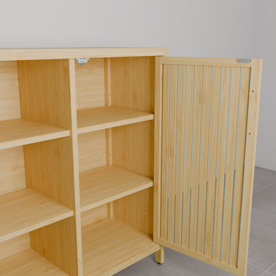 Tablettes de rangement à grande porte à grande capacité dans les salons, les salles de bain et autres espaces de vie