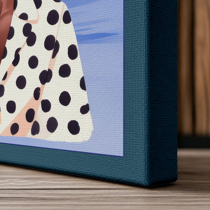Print, 24x16 - 61.0 x 40.6 cm, Teal Border