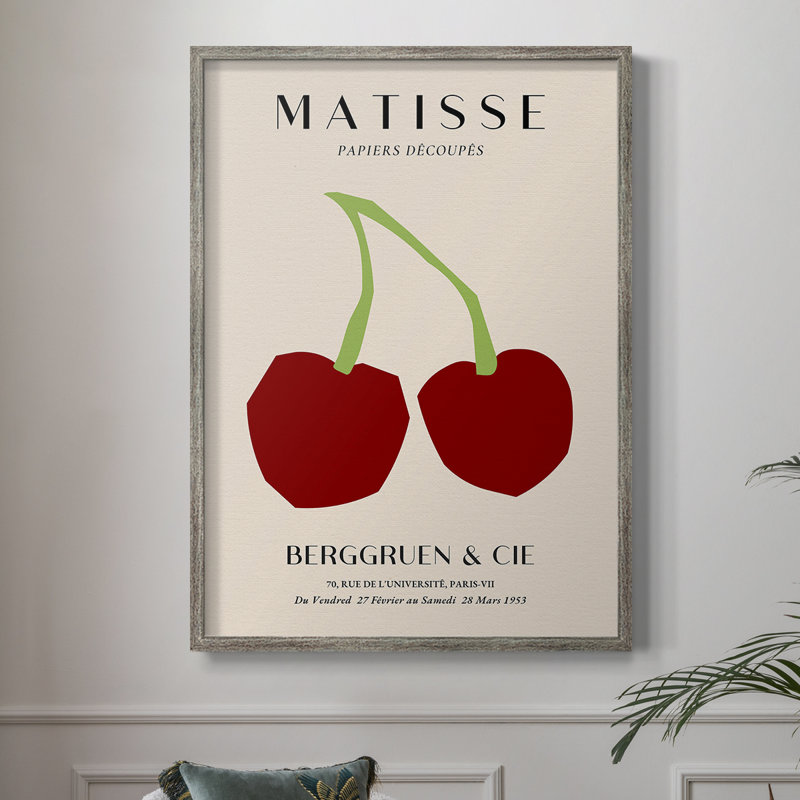 Matisse CLI Framed Print Framed Print - Solid Wood, 21" H x 17" W