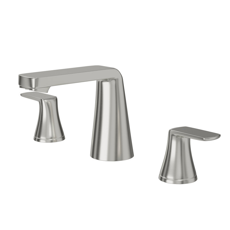 Widespread 2-handle Bathroom Faucet, Brushed Nickel