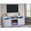 Console de meuble télé avec chauffeur, éclairage DEL, armoires, tablettes l 70 po Ambrogio-1691188227
