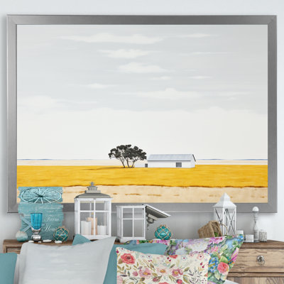 " Prairies Endless Meadows Scenery Minimalism II "