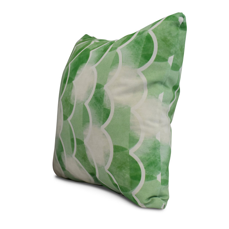 Housse et insert de coussin carré Nantucket, Vert, 18 po x 18 po