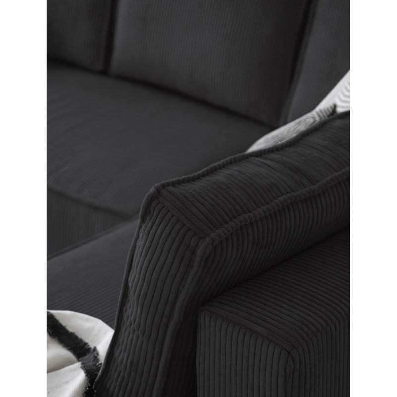 Sofa Bed, Right Hand Facing, Anthracite