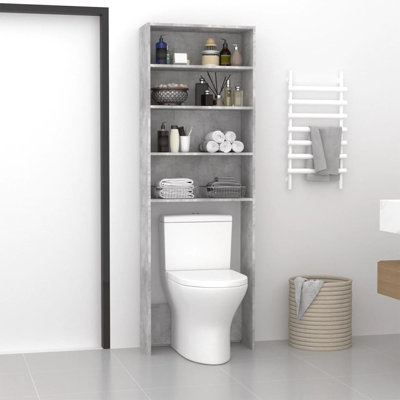 Awaiz Solid Wood Over The Toilet Storage
