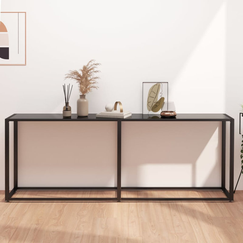 Tiffanyamber Console Table, 29.7" H x 63" W x 13.8" D, Black