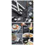 Ensemble d'ustensiles de cuisine 8 pièces, ensemble d'outils de cuisine en acier inoxydable avec support-128732008