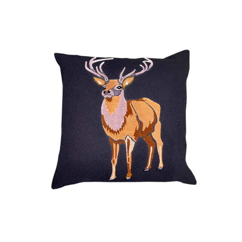 Macfoy Abstract Orange Sqaure Throw Cushion